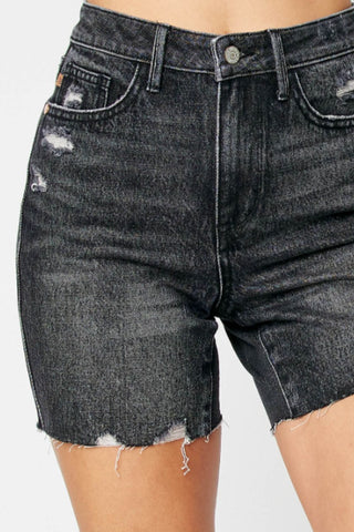 Shop Judy Blue Full Size High Waist Tummy Control Denim Shorts Now On Klozey Store - Trendy U.S. Premium Women Apparel & Accessories And Be Up-To-Fashion!