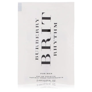 Shop Burberry Brit Rhythm Vial (sample) By Burberry Now On Klozey Store - Trendy U.S. Premium Women Apparel & Accessories And Be Up-To-Fashion!