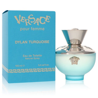 Shop Versace Pour Femme Dylan Turquoise Eau De Toilette Spray By Versace Now On Klozey Store - Trendy U.S. Premium Women Apparel & Accessories And Be Up-To-Fashion!