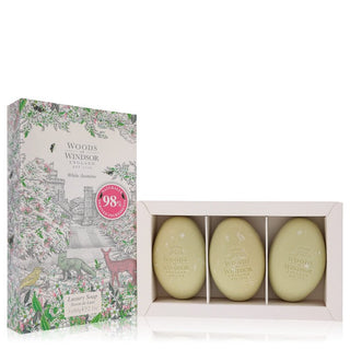 Shop White Jasmine Three 2.1 oz Luxury Soaps By Woods of Windsor Now On Klozey Store - Trendy U.S. Premium Women Apparel & Accessories And Be Up-To-Fashion!