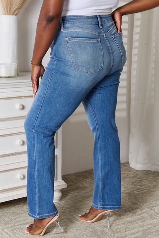 Shop Judy Blue Full Size Bootcut Jeans with Pockets Now On Klozey Store - Trendy U.S. Premium Women Apparel & Accessories And Be Up-To-Fashion!