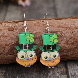Shop Owl Acrylic Dangle Earrings Now On Klozey Store - Trendy U.S. Premium Women Apparel & Accessories And Be Up-To-Fashion!