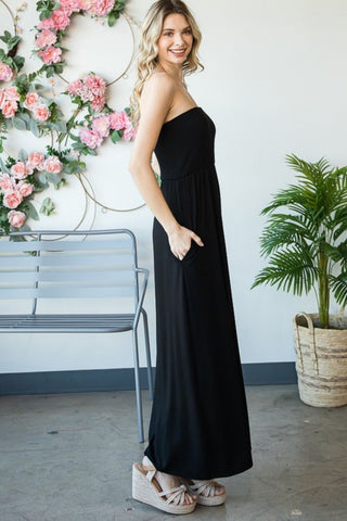 Shop Heimish Full Size Strapless Maxi Dress Now On Klozey Store - Trendy U.S. Premium Women Apparel & Accessories And Be Up-To-Fashion!