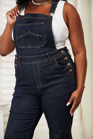 Shop Judy Blue Full Size High Waist Classic Denim Overalls Now On Klozey Store - Trendy U.S. Premium Women Apparel & Accessories And Be Up-To-Fashion!