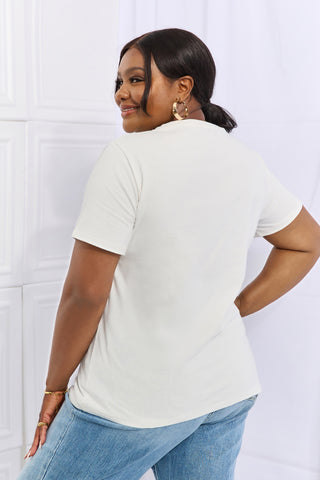Shop Simply Love Full Size MAMA Graphic Cotton Tee Now On Klozey Store - Trendy U.S. Premium Women Apparel & Accessories And Be Up-To-Fashion!