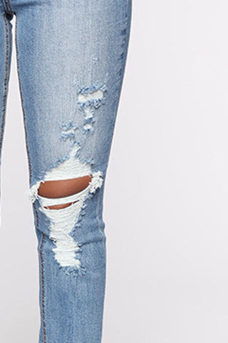 Shop Distressed Slit Jeans Now On Klozey Store - Trendy U.S. Premium Women Apparel & Accessories And Be Up-To-Fashion!
