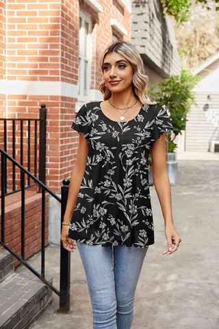 Shop Round Neck Short Sleeve Tee Now On Klozey Store - Trendy U.S. Premium Women Apparel & Accessories And Be Up-To-Fashion!