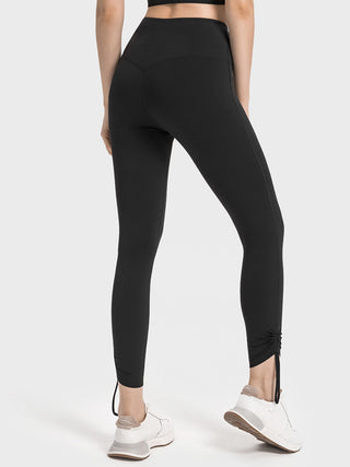 Shop Drawstring High Waist Active Pants Now On Klozey Store - Trendy U.S. Premium Women Apparel & Accessories And Be Up-To-Fashion!