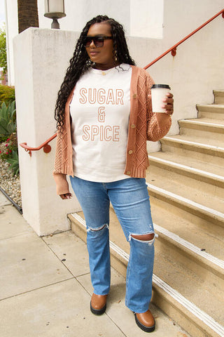 Shop Simply Love Full Size Letter Graphic Short Sleeve T-Shirt Now On Klozey Store - Trendy U.S. Premium Women Apparel & Accessories And Be Up-To-Fashion!