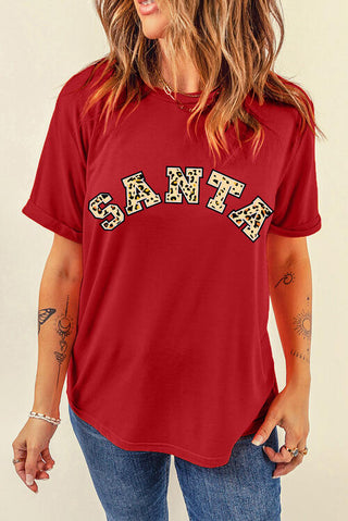 Shop SANTA Graphic Short Sleeve T-Shirt Now On Klozey Store - Trendy U.S. Premium Women Apparel & Accessories And Be Up-To-Fashion!