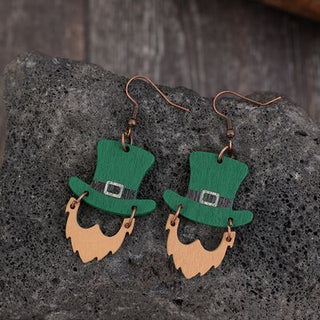 Shop Wooden Hat Shape Dangle Earrings Now On Klozey Store - Trendy U.S. Premium Women Apparel & Accessories And Be Up-To-Fashion!