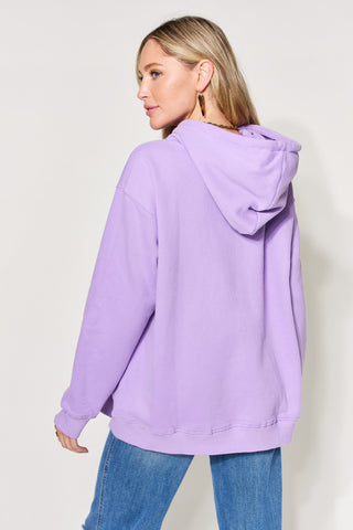 Shop Simply Love Full Size NOT SLIM KINDA SHADY Long Sleeve Hoodie Now On Klozey Store - Trendy U.S. Premium Women Apparel & Accessories And Be Up-To-Fashion!