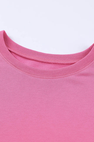Shop Side Slit Drop Shoulder Sweatshirt Now On Klozey Store - Trendy U.S. Premium Women Apparel & Accessories And Be Up-To-Fashion!