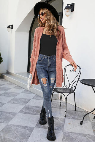 Shop Open Front Dolman Sleeve Cardigan Now On Klozey Store - Trendy U.S. Premium Women Apparel & Accessories And Be Up-To-Fashion!