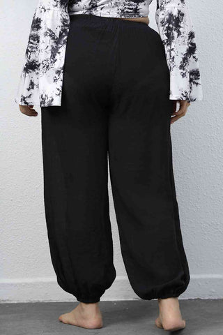 Shop Plus Size Drawstring Jogger Pants Now On Klozey Store - Trendy U.S. Premium Women Apparel & Accessories And Be Up-To-Fashion!