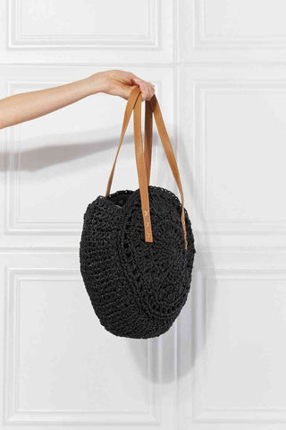 Shop Justin Taylor C'est La Vie Crochet Handbag in Black Now On Klozey Store - Trendy U.S. Premium Women Apparel & Accessories And Be Up-To-Fashion!