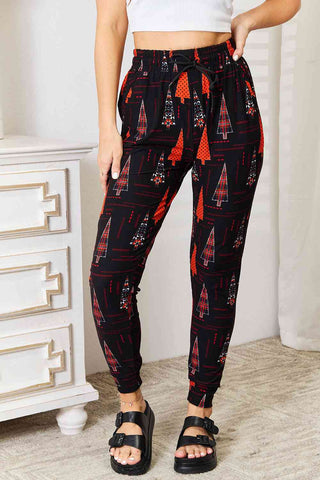 Shop Leggings Depot Full Size Holiday Tree Print Joggers Now On Klozey Store - Trendy U.S. Premium Women Apparel & Accessories And Be Up-To-Fashion!