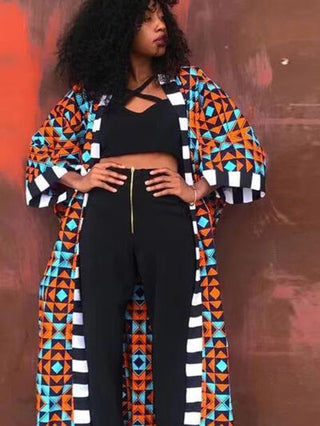 Shop Printed Open Front Cardigan Now On Klozey Store - Trendy U.S. Premium Women Apparel & Accessories And Be Up-To-Fashion!