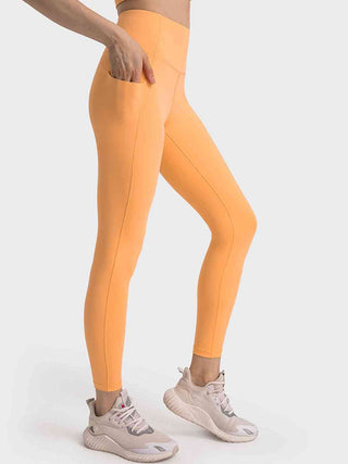 Shop Wide Waistband Slim Fit Long Sports Leggings Now On Klozey Store - Trendy U.S. Premium Women Apparel & Accessories And Be Up-To-Fashion!