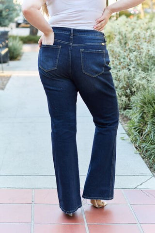 Shop Kancan Full Size Slim Bootcut Jeans Now On Klozey Store - Trendy U.S. Premium Women Apparel & Accessories And Be Up-To-Fashion!