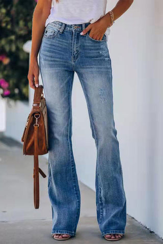 Shop Buttoned Long Jeans Now On Klozey Store - Trendy U.S. Premium Women Apparel & Accessories And Be Up-To-Fashion!