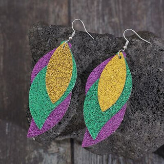 Shop PU Leather Leaf Dangle Earrings Now On Klozey Store - Trendy U.S. Premium Women Apparel & Accessories And Be Up-To-Fashion!