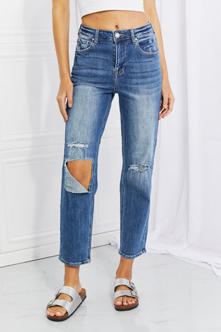 Shop RISEN Full Size Emily High Rise Relaxed Jeans Now On Klozey Store - Trendy U.S. Premium Women Apparel & Accessories And Be Up-To-Fashion!
