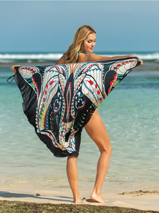 Shop Printed Spaghetti Strap Cover Up Now On Klozey Store - Trendy U.S. Premium Women Apparel & Accessories And Be Up-To-Fashion!
