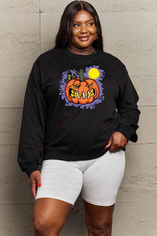 Shop Simply Love Full Size Graphic Round Neck Sweatshirt Now On Klozey Store - Trendy U.S. Premium Women Apparel & Accessories And Be Up-To-Fashion!