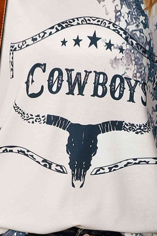 Shop COWBOYS Graphic Tie-Dye Tee Now On Klozey Store - Trendy U.S. Premium Women Apparel & Accessories And Be Up-To-Fashion!