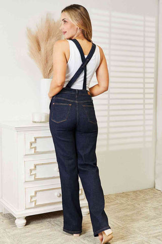 Shop Judy Blue Full Size High Waist Classic Denim Overalls Now On Klozey Store - Trendy U.S. Premium Women Apparel & Accessories And Be Up-To-Fashion!