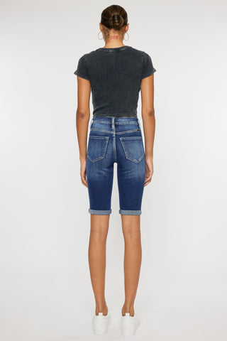 Shop Kancan Full Size Cat's Whiskers Button Fly Denim Shorts Now On Klozey Store - Trendy U.S. Premium Women Apparel & Accessories And Be Up-To-Fashion!