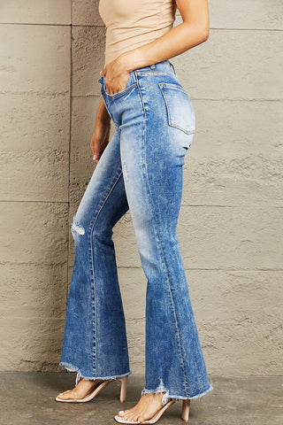 Shop BAYEAS Izzie Mid Rise Bootcut Jeans Now On Klozey Store - Trendy U.S. Premium Women Apparel & Accessories And Be Up-To-Fashion!