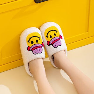 Shop Melody Smiley Face Slippers Now On Klozey Store - Trendy U.S. Premium Women Apparel & Accessories And Be Up-To-Fashion!