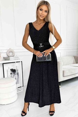 Shop V-Neck Sleeveless Maxi Dress Now On Klozey Store - Trendy U.S. Premium Women Apparel & Accessories And Be Up-To-Fashion!