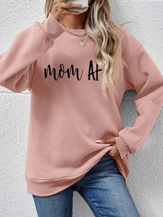 Shop Letter Graphic Dropped Shoulder Sweatshirt Now On Klozey Store - Trendy U.S. Premium Women Apparel & Accessories And Be Up-To-Fashion!