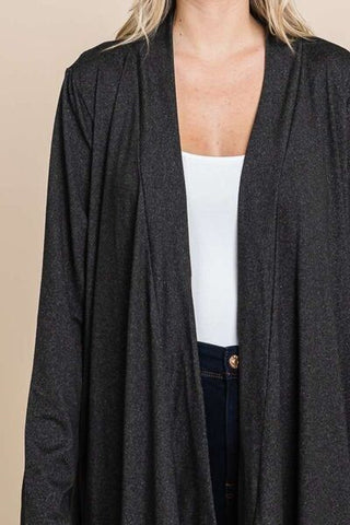 Shop Culture Code Open Front Longline Cover Up with Pockets Now On Klozey Store - Trendy U.S. Premium Women Apparel & Accessories And Be Up-To-Fashion!