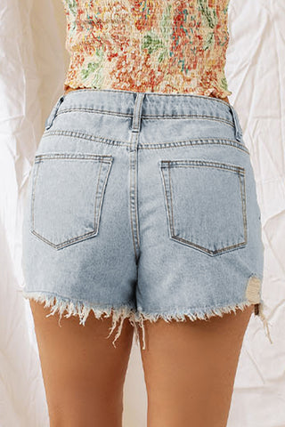 Shop Distressed Denim Shorts Now On Klozey Store - Trendy U.S. Premium Women Apparel & Accessories And Be Up-To-Fashion!