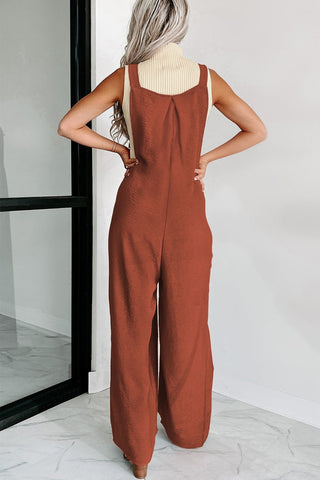 Shop Square Neck Wide Strap Jumpsuit Now On Klozey Store - Trendy U.S. Premium Women Apparel & Accessories And Be Up-To-Fashion!