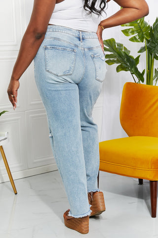 Shop Vervet by Flying Monkey Full Size Allie 90's Dad Jean Now On Klozey Store - Trendy U.S. Premium Women Apparel & Accessories And Be Up-To-Fashion!