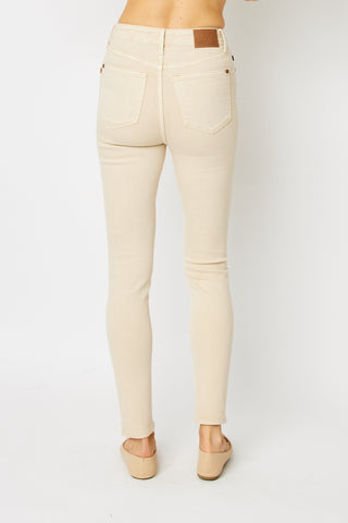 Shop Judy Blue Full Size Garment Dyed Tummy Control Skinny Jeans Now On Klozey Store - Trendy U.S. Premium Women Apparel & Accessories And Be Up-To-Fashion!