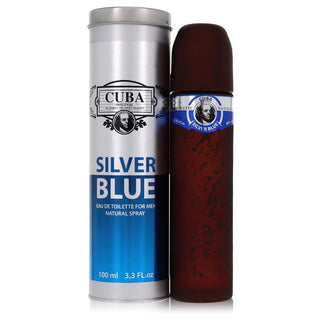 Shop Cuba Silver Blue Eau De Toilette Spray By Fragluxe Now On Klozey Store - Trendy U.S. Premium Women Apparel & Accessories And Be Up-To-Fashion!