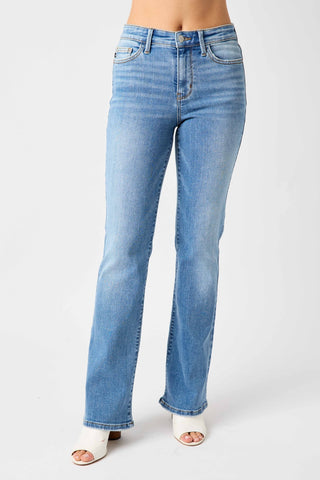 Shop Judy Blue Full Size High Waist Straight Jeans Now On Klozey Store - Trendy U.S. Premium Women Apparel & Accessories And Be Up-To-Fashion!