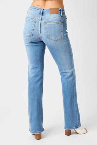 Shop Judy Blue Full Size High Waist Straight Jeans Now On Klozey Store - Trendy U.S. Premium Women Apparel & Accessories And Be Up-To-Fashion!