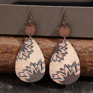 Shop Wooden Iron Hook Dangle Earrings Now On Klozey Store - Trendy U.S. Premium Women Apparel & Accessories And Be Up-To-Fashion!