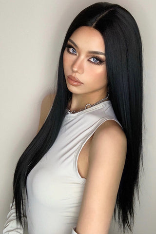Shop 13*2" Long Lace Front Straight Synthetic Wigs 26" Long 150% Density Now On Klozey Store - Trendy U.S. Premium Women Apparel & Accessories And Be Up-To-Fashion!