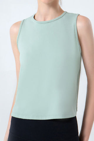 Shop Round Neck Active Tank Now On Klozey Store - Trendy U.S. Premium Women Apparel & Accessories And Be Up-To-Fashion!
