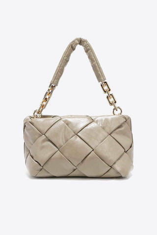 Shop Nicole Lee USA Cassette Woven Satchel Crossbody Bag Now On Klozey Store - Trendy U.S. Premium Women Apparel & Accessories And Be Up-To-Fashion!
