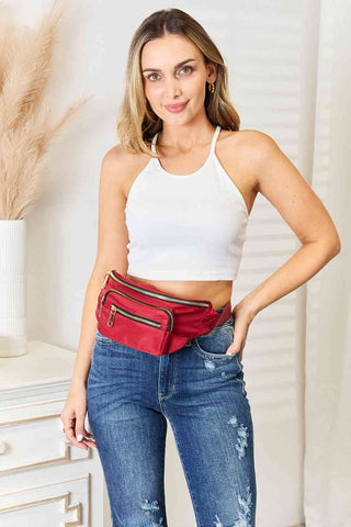 Shop Fame Triple Pocket Nylon Fanny Pack Now On Klozey Store - Trendy U.S. Premium Women Apparel & Accessories And Be Up-To-Fashion!