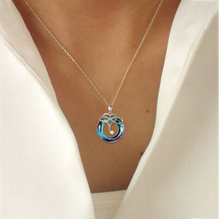 Shop 925 Sterling Silver Natural Crystal Pendant Necklace Now On Klozey Store - U.S. Fashion And Be Up-To-Fashion!